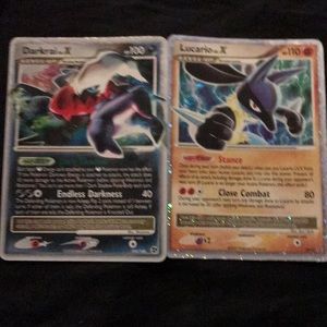 Lucario and darkrai x
